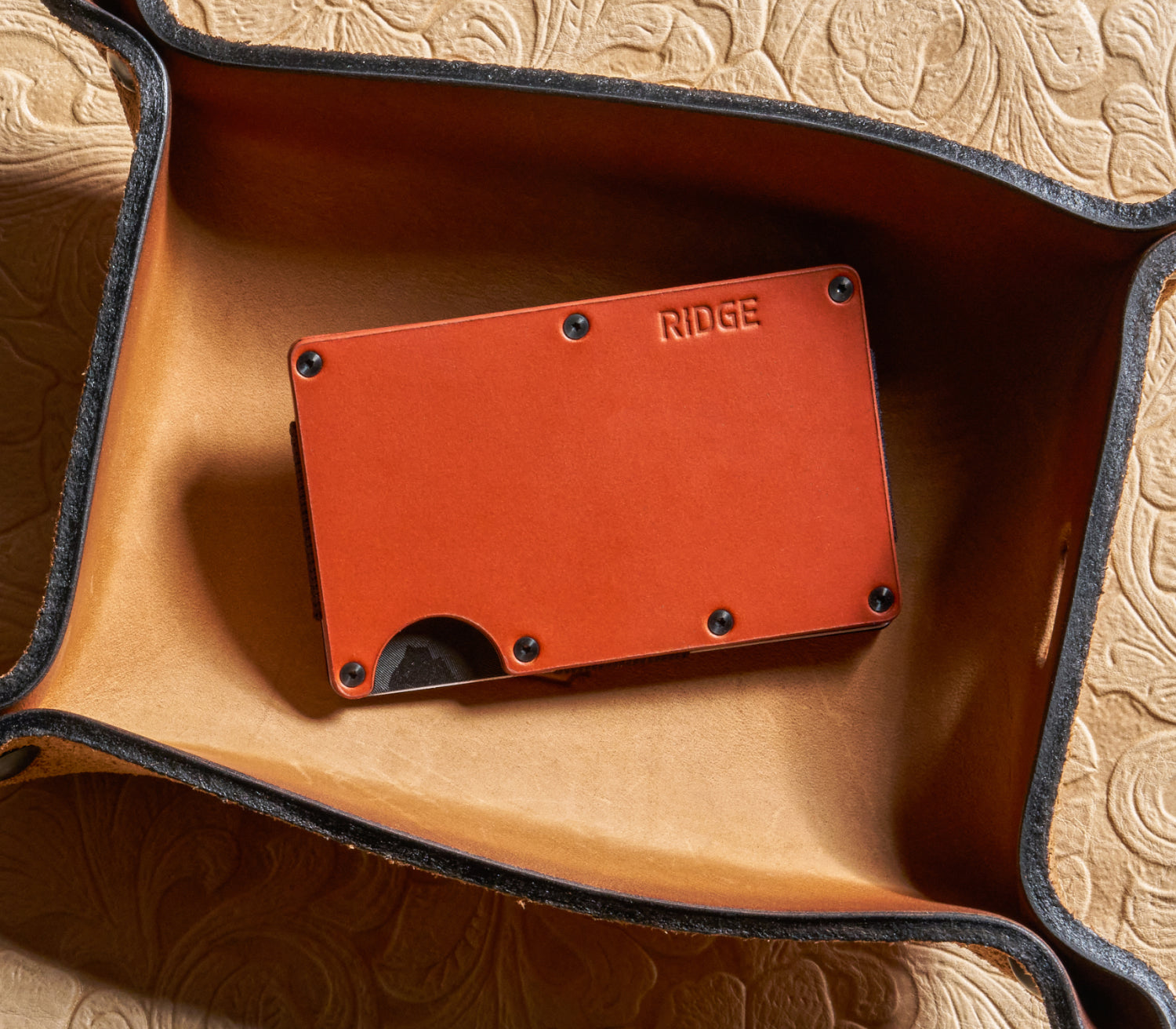 Ridge Wallet — Tobacco Brown | Leather
